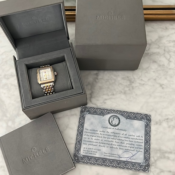 Michele Diamond Dial Watch - Picture 2 of 6